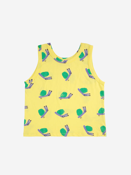 Bobo Choses - Funny Snail All Over Tank Top (Kid) - Last 8/9