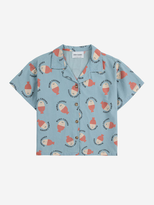 Bobo Choses - Morning Egg Light Denim Shirt (Kid)