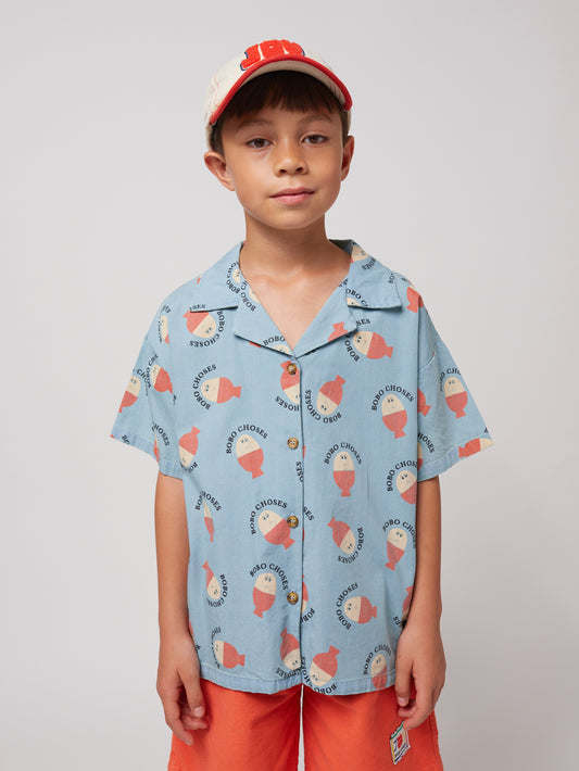 Bobo Choses - Morning Egg Light Denim Shirt (Kid)