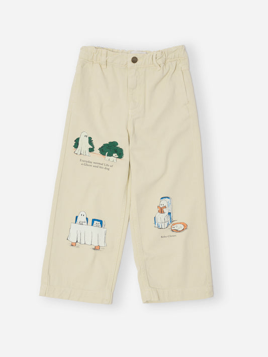 Bobo Choses - Everyday Ghosts Twill Pants (Kid)