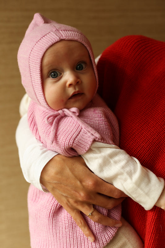 Hvid - Pixie Bonnet Isidor (Cotton Candy)