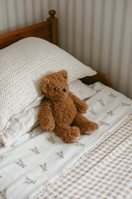 Teddy Bear Gauze Blanket (Big Kid)