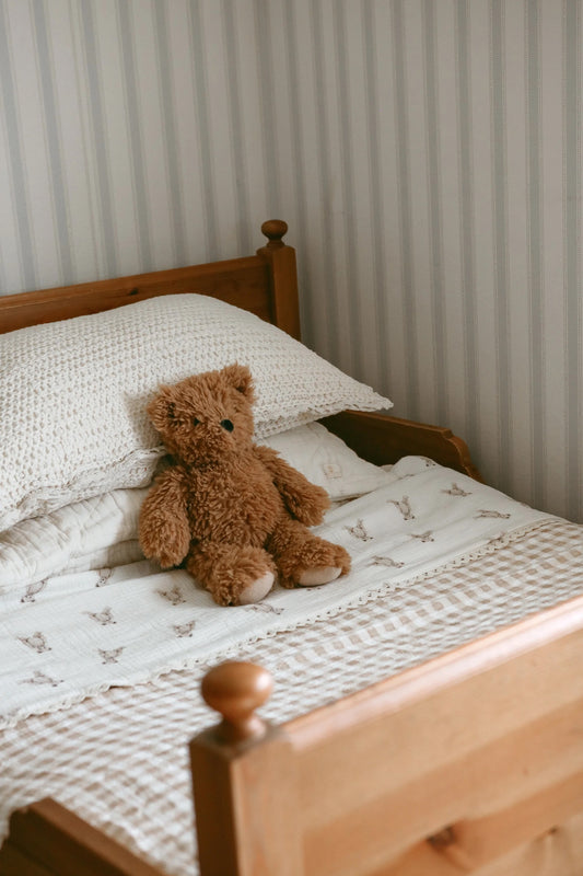 Teddy Bear Gauze Blanket (Big Kid)