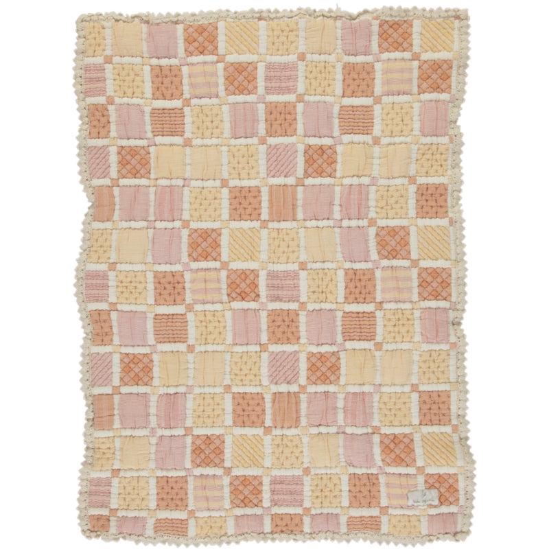 bebe organic / blanket（yellow patchwork） Bebe Organic - Mai Patchwork Blanket (Yellow) – Hello Little Crew