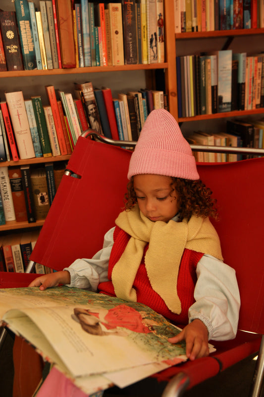 Hvid - Scarf Josephina (Light Yellow)