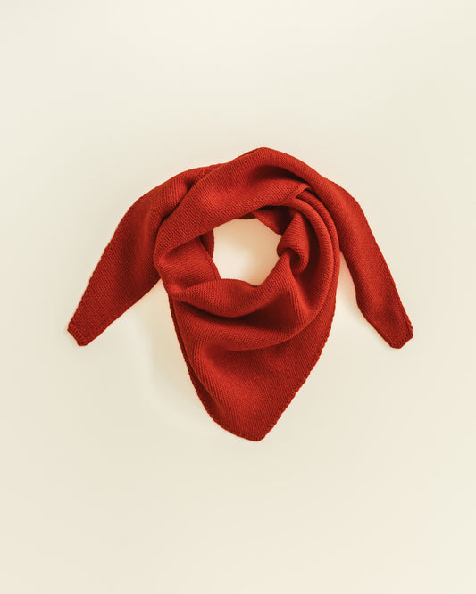 Hvid - Scarf Josephina (Red)