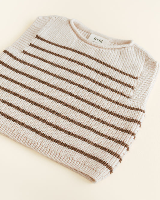 Hvid - Harvey Vest (Cream/Mocha - Baby)
