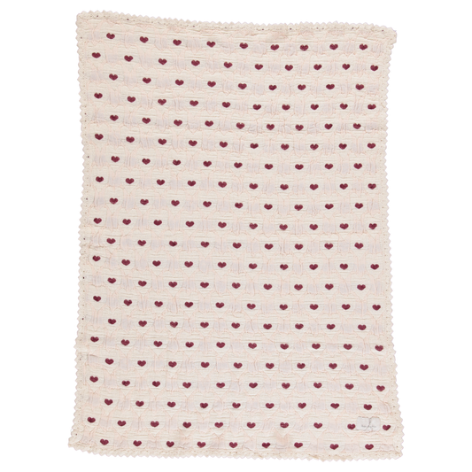 Bebe Organic - Love Blanket (Heart Motif)