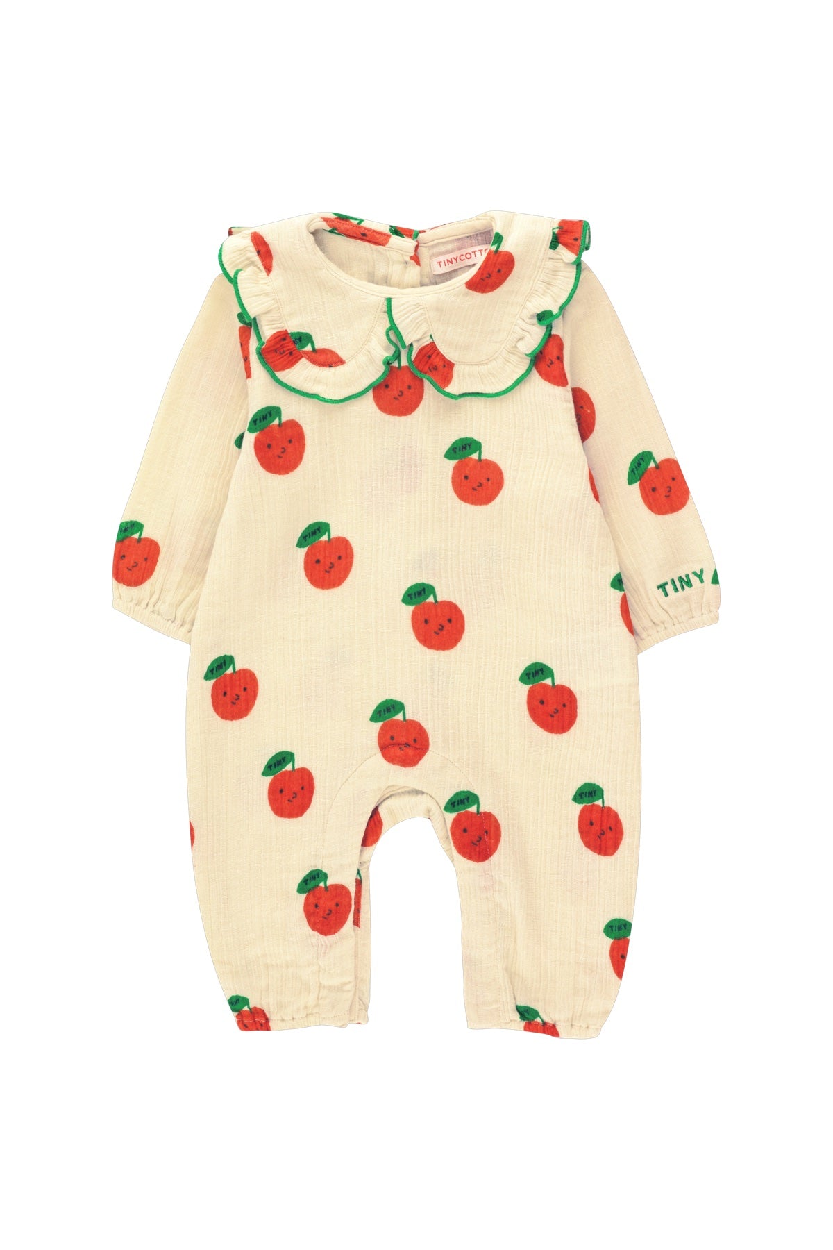 Tiny Cottons - Apples Collar One-Piece (Baby)