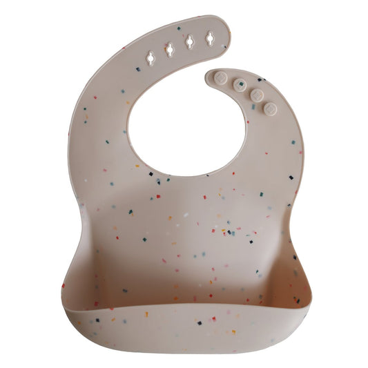 MUSHIE - Silicone Bibs (Vanilla Confetti)