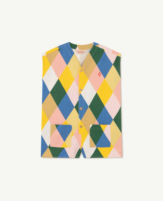 T.A.O. - Ape Kids Jumpsuit (White Rhombuses)