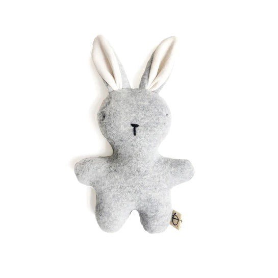 Ouistitine - Wool Bunny Rabbit (Pale Grey)