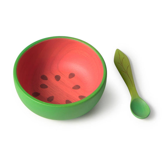 Oli & Carol - Wally the Watermelon Bowl & Spoon Set