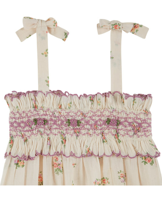 Emile et Ida -  Floral Smocked Althea Top
