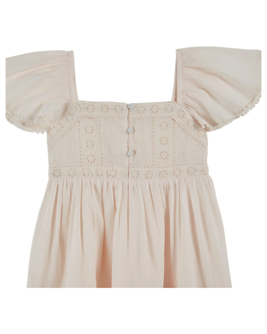 Emile et Ida -  Robe Broderie Anglaise (Creme)