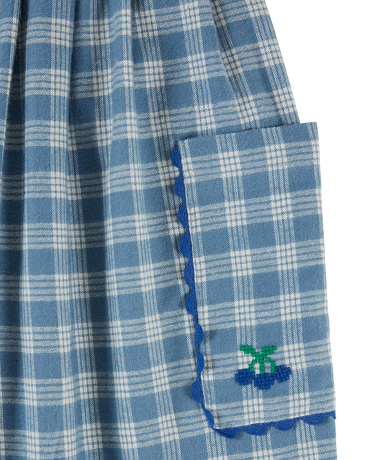 Emile et Ida - Blue Check Trousers