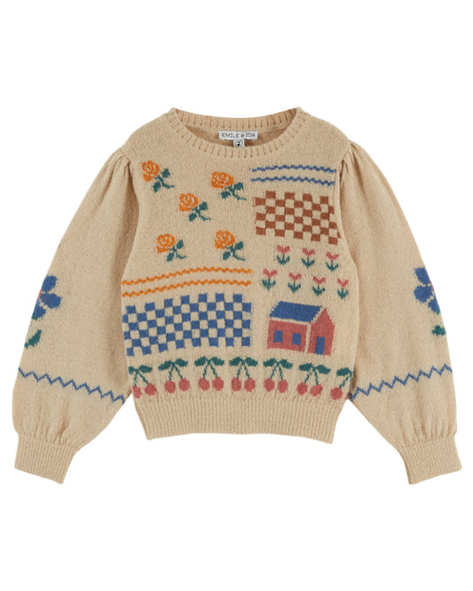 Emile et Ida - Intarsia Sweater (Maison)