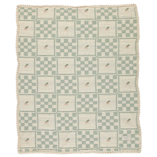 Bebe Organic - Acorn Patchwork Blanket