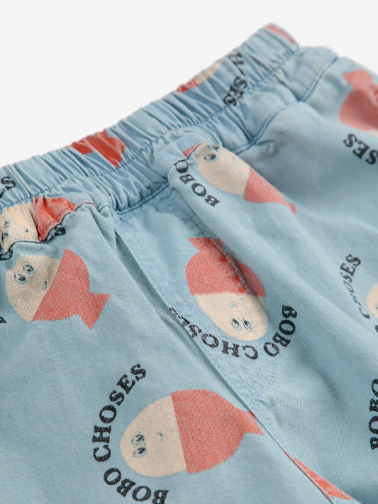 Bobo Choses - Morning Egg All Over Woven Bermuda Shorts (Kid)