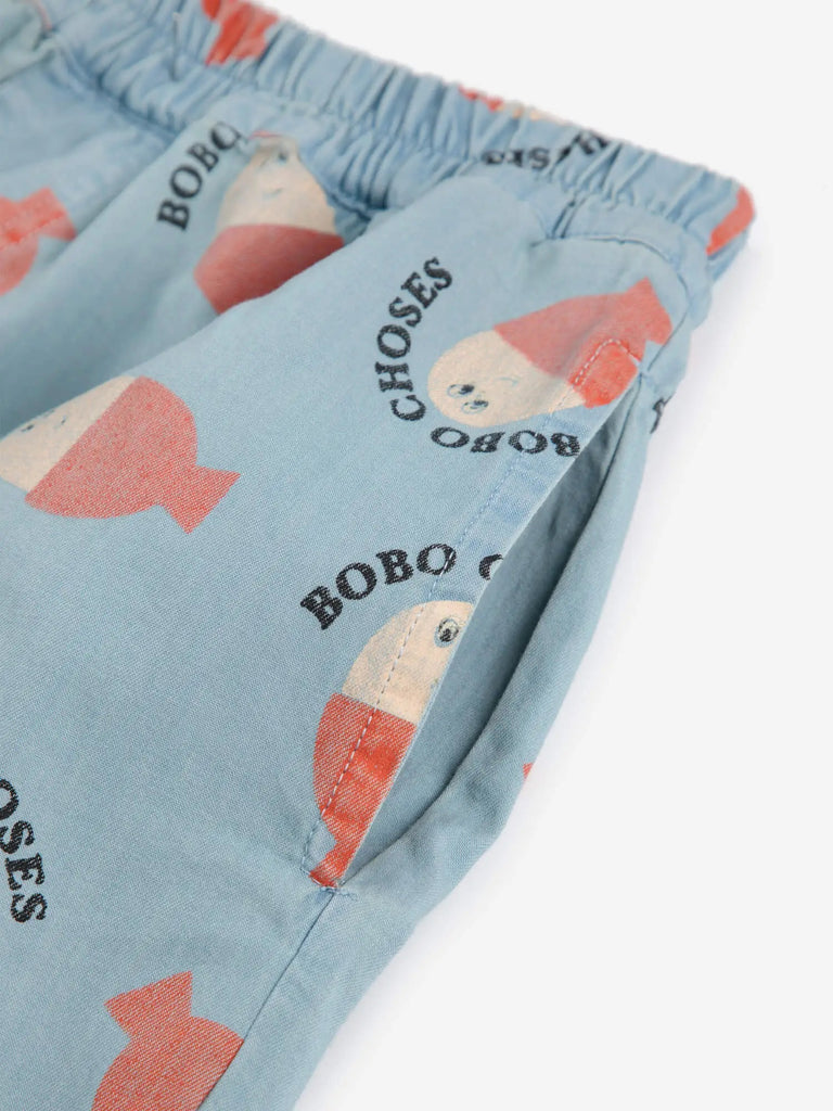 Bobo Choses - Morning Egg All Over Woven Bermuda Shorts (Kid)