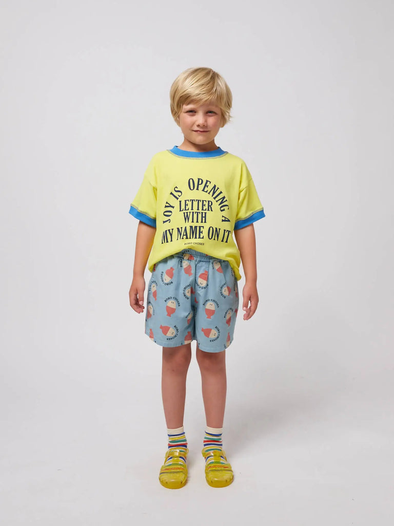 Bobo Choses - Morning Egg All Over Woven Bermuda Shorts (Kid)