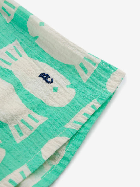 Bobo Choses - Lucky Fish All Over Woven Shorts (Kid)