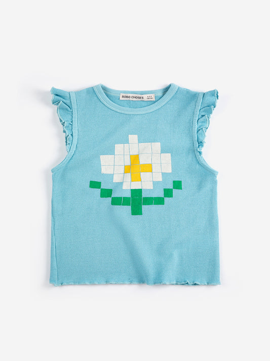 Bobo Choses - Pixel Daisy Ruffled Top (Kid)