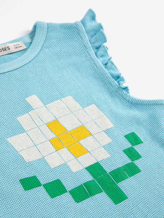 Bobo Choses - Pixel Daisy Ruffled Top (Kid)