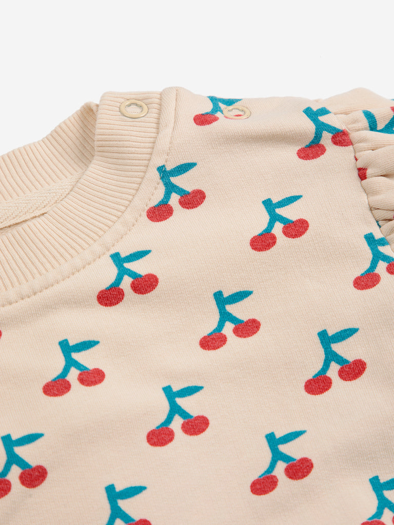 Bobo Choses - Cherry All-Over Ruffle Sweatshirt (Baby)