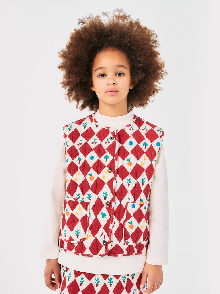 Bobo Choses - Harlequin All Over Quilted Vest (Kid)