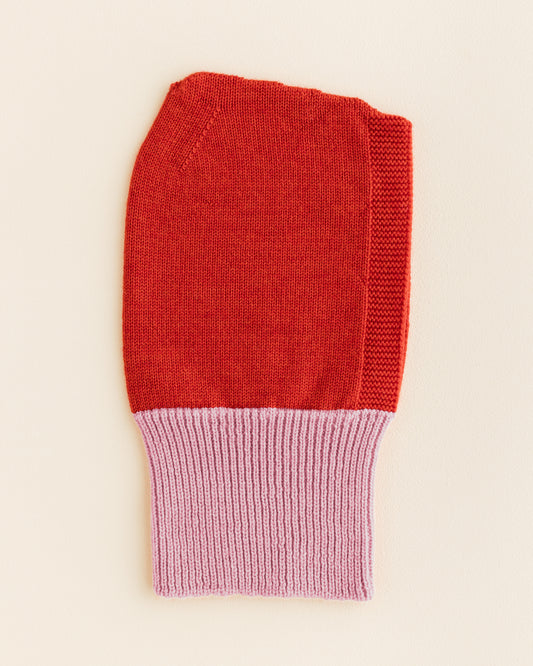 Hvid - Eddy Balaclava (Cotton Candy/Red)