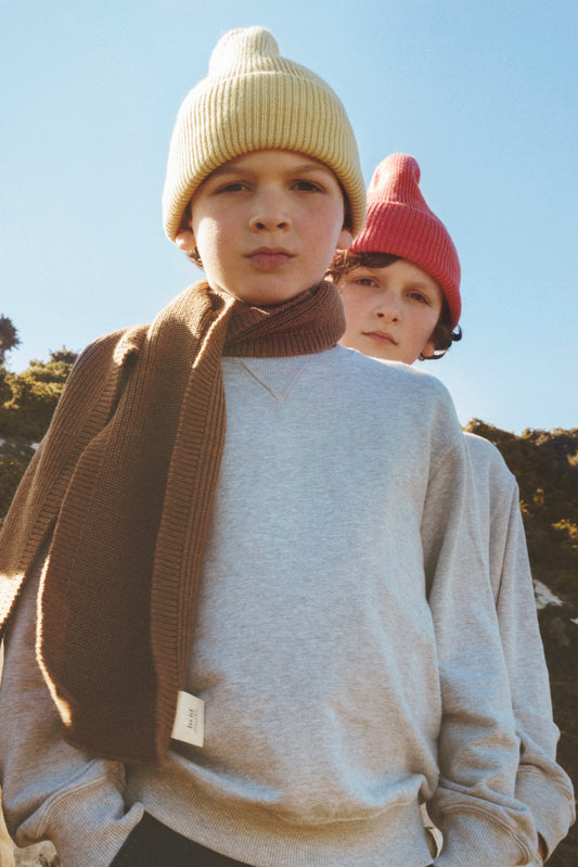 Hvid - Fonzie Beanie (Adult - Light Yellow)