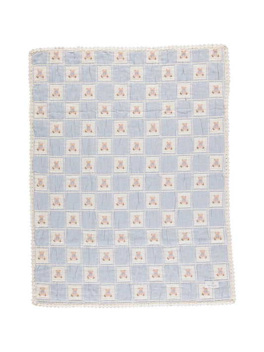 Bebe Organic - Teddy Bear Blanket (Blue)