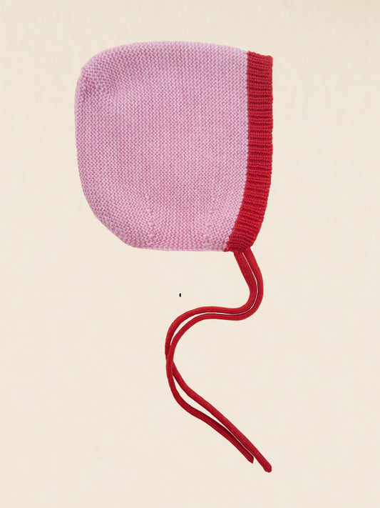 Hvid - Bonnet Dolly (Cotton Candy/Red)