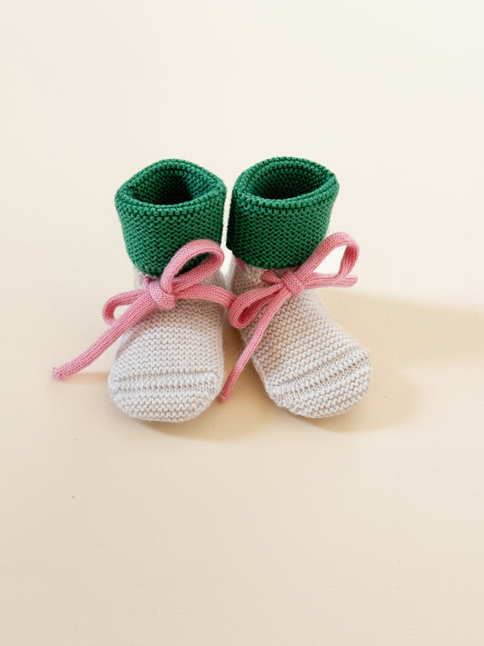 Hvid - Booties (Cream/Grass)