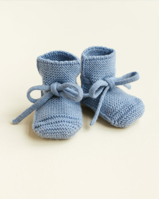 Hvid - Booties (Light Blue)