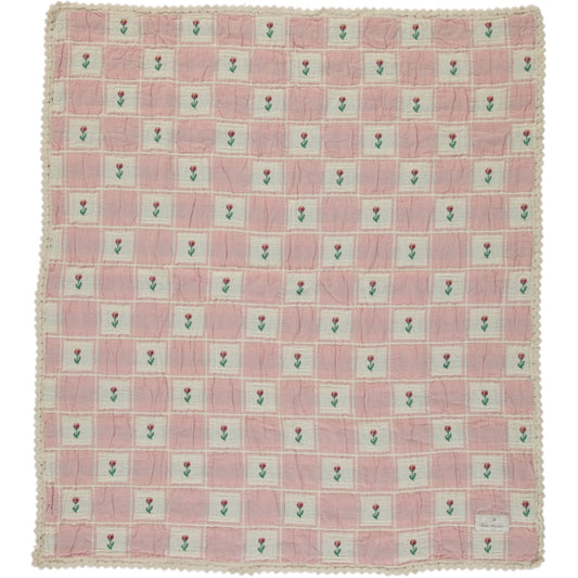Bebe Organic - Bella Blanket (Pink Tulip Patchwork)