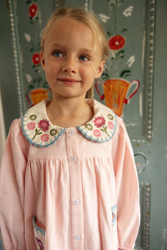 Louise Misha - Dress Ysee (Blush || Kid)