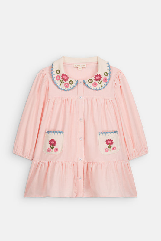Louise Misha - Dress Ysee (Blush || Kid)