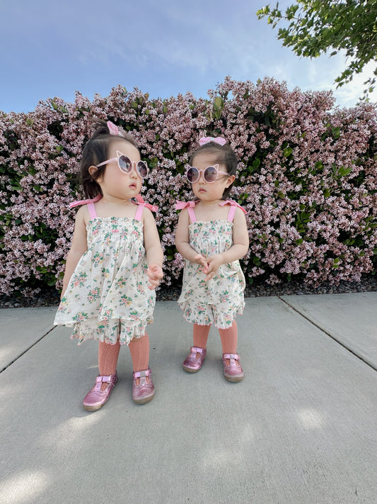 Emile et Ida - Scalloped Shorts (Pink Spring)