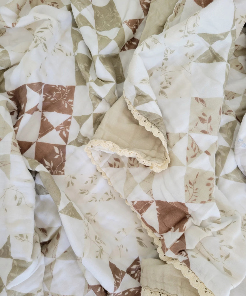 Ivy Quilt Gauze Blanket