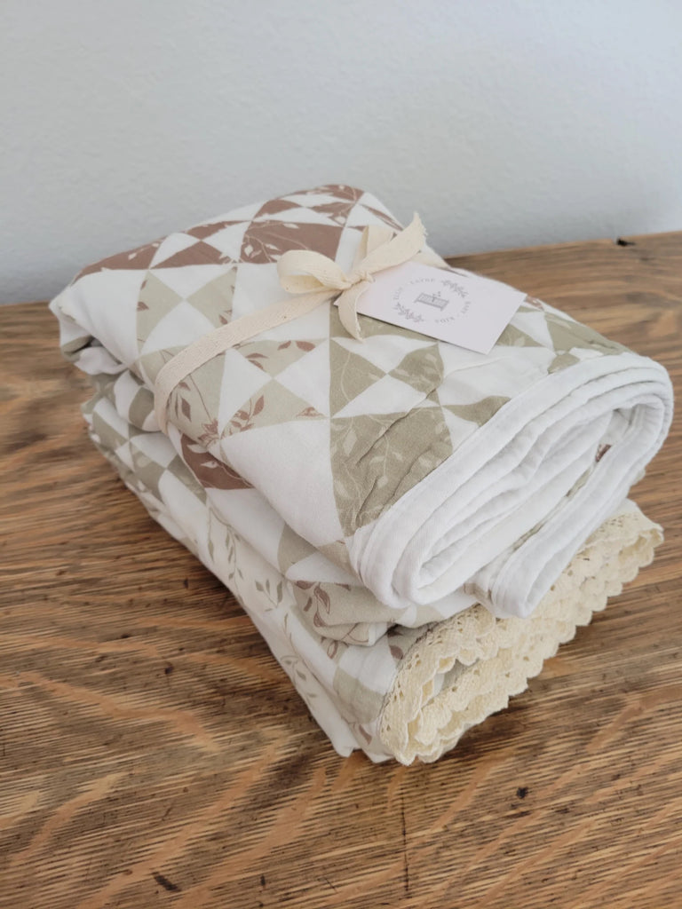 Ivy Quilt Gauze Blanket