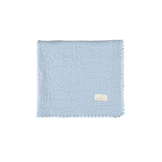Bebe Organic - Lumi Blanket (Chenille Atlantic)
