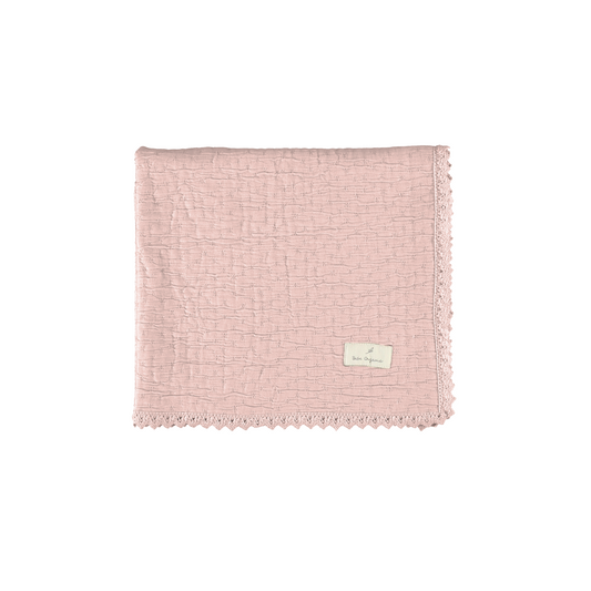 Bebe Organic - Lumi Blanket (Chenille Dusty Rose)