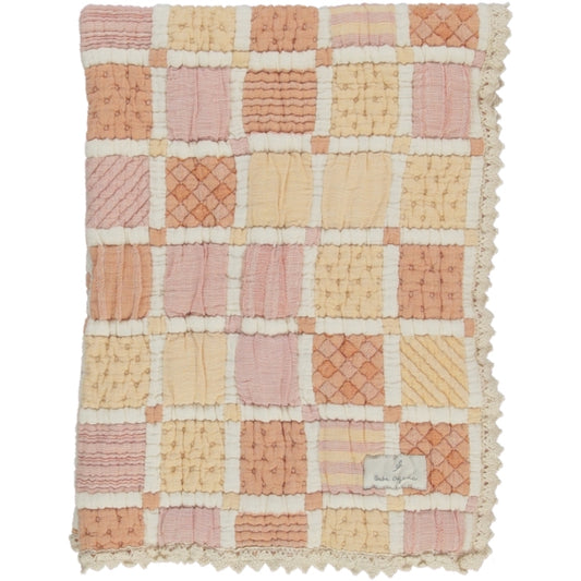 Bebe Organic - Mai Patchwork Blanket (Yellow)