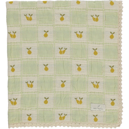 Bebe Organic - Pear Patchwork Blanket