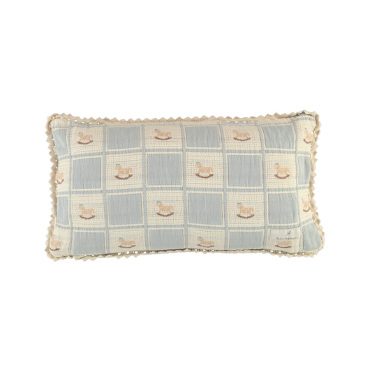 Bebe Organic - Rocking Horse Pillowcase (Blue)