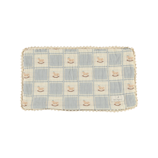 Bebe Organic - Rocking Horse Pillowcase (Blue)