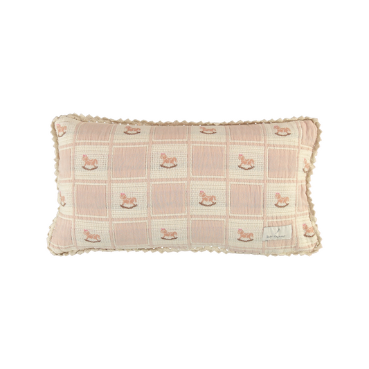 Bebe Organic - Rocking Horse Pillowcase (Mauve)