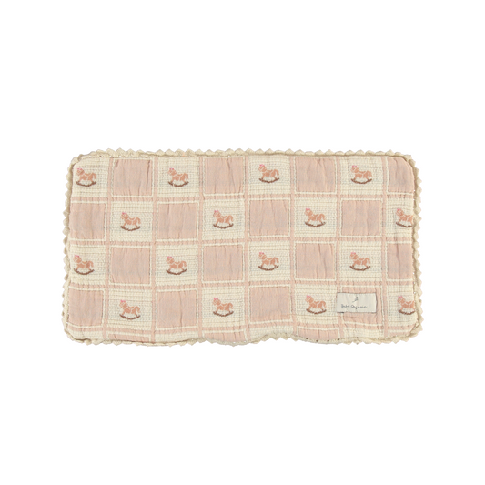 Bebe Organic - Rocking Horse Pillowcase (Mauve)